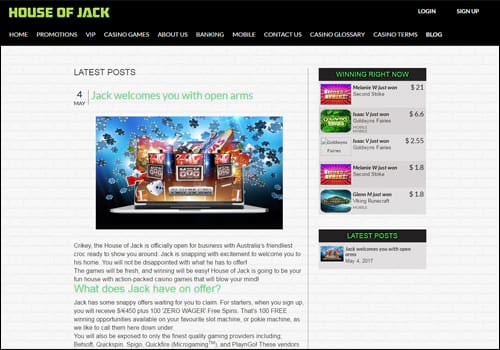 House Of Jack Casino Blog