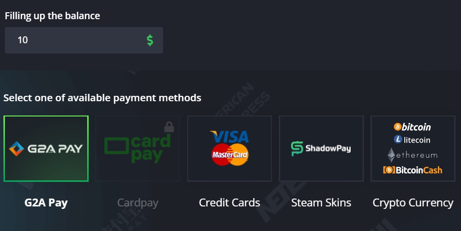 payments in hellcase